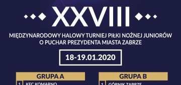 XXVIII Międzynarodowy Halowy Turniej Piłki Nożnej Juniorów o Puchar Prezydenta Miasta Zabrze